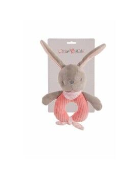 Peluche Chocalho Coelho Cor de Rosa