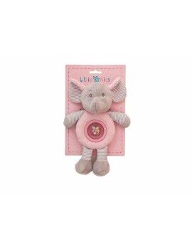 Peluche Chocalho boli Cor de Rosa 25cm