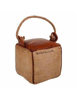 Batente de porta Alexandra House Living Couro 20 x 20 x 20 cm Castanho