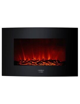 Chaminé Elétrica Decorativa de Parede Cecotec Warm 3500 Curved Flames 2000W