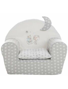 Poltrona Infantil Stars 44 x 34 x 53 cm Cinzento