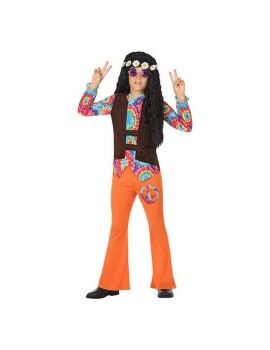 Fantasia para Crianças Hippie Laranja (2 Pcs)