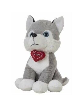 Peluche Husky Coração 48 cm