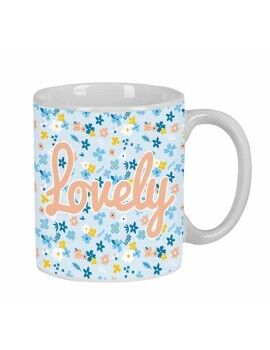 Taza Mug Moos Lovely Azul claro 350 ml Grande