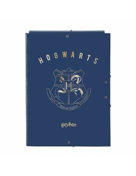 Carpeta Harry Potter Magical Marrón Azul marino