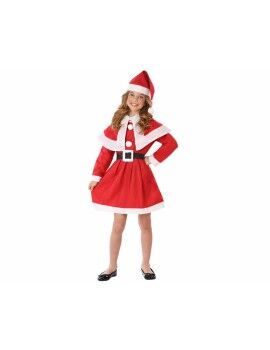 Fantasia para Crianças 69208 7-9 Anos Vermelho Natal (4 Peças)