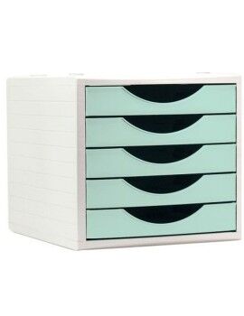 Archivador Modular Archivo 2000 ArchivoTec Serie 4000 5 cajones Verde Pastel 34 x 27 x 26 cm