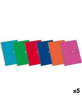 Caderno ENRI A4 80 Folhas (5 Unidades)