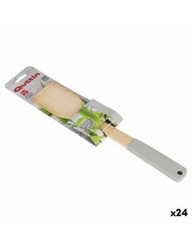 Espátula de Cozinha Quttin Soft Reta Bambu 30 x 6 cm (24 Unidades) (30 cm)