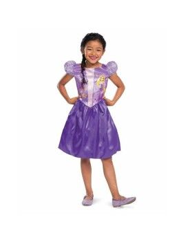 Fantasia para Crianças Rapunzel Basic Roxo Princesa de Conto