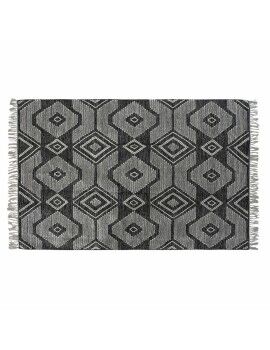 Tapete DKD Home Decor Branco Preto Algodão (120 x 180 x 1 cm)