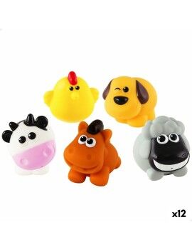 Conjunto Animais de Quinta Winfun 7 x 6,5 x 4 cm (12 Unidades)