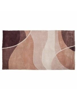 Alfombra Alexandra House Living Marrón Beige 170 x 3 x 120 cm Rectangular