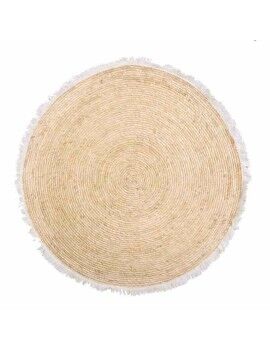 Alfombra Alexandra House Living Blanco Natural 100 x 100 cm Circular