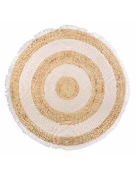 Alfombra Alexandra House Living Blanco Natural 100 x 100 cm Circular