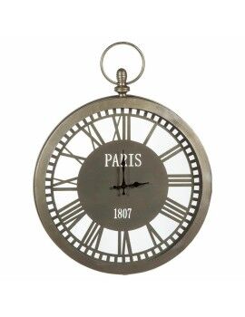 Reloj de Pared Alexandra House Living Negro Metal 5 x 60 x 46 cm