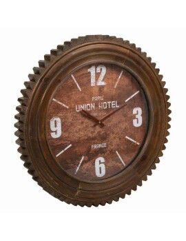 Reloj de Pared Alexandra House Living Rojo Madera de abeto Madera MDF