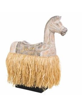 Figura Decorativa Alexandra House Living Madeira Algas marinhas Cavalo 58 x 17 x 44 cm