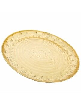 Plato Decorativo Alexandra House Living Oro Níquel 39 x 2 x 39 cm