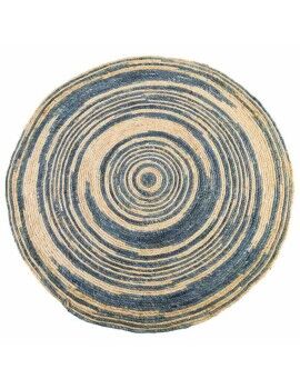 Tapete Alexandra House Living Castanho Fibra natural 120 x 120 cm Circular