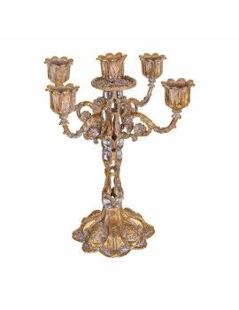 Candelabro Alexandra House Living Dorado Hierro 17 x 25 x 17 cm