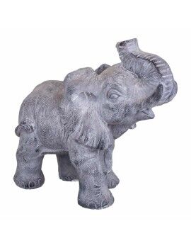 Figura Decorativa Alexandra House Living Cinzento Magnésio Elefante 26 x 40 x 35 cm