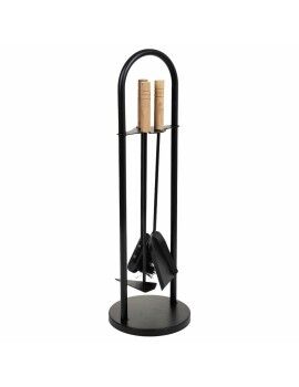 Utensilios para Chimenea Alexandra House Living Negro Hierro 20 x 68 x 20 cm