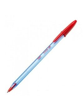 Bolígrafo Bic Cristal Soft Rojo Transparente 1-2 mm 50 Piezas (50 Unidades)