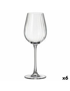 Copa de vino Bohemia Crystal Optic Transparente 400 ml 6 Unidades