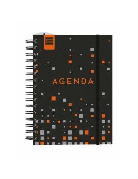 Agenda Finocam Pixel Multicolor Cuarto 15,5 x 21,5 cm 2024-2025