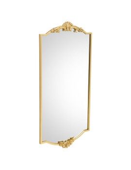 Espejo de pared Alexandra House Living Oro Metal Hierro Espejo 3 x 107 x 50 cm