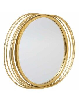 Espejo de pared Alexandra House Living Oro Metal Hierro Espejo 4 x 49 x 66 cm