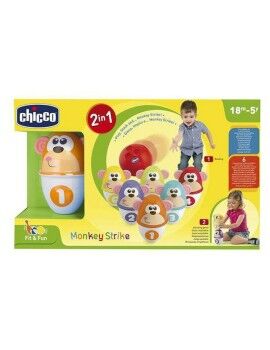 Jogo de Bolos Monkey Strike Chicco (7 pcs)