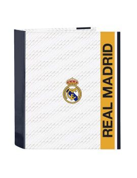 Carpeta de anillas Real Madrid C.F. Blanco A4 27 x 33 x 6 cm