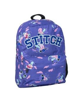 Mochila Escolar Stitch Roxo...