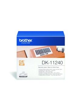 Etiquetas para Impresora Brother DK-11240 Blanco Negro/Blanco