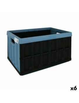 Caja Multiusos Tontarelli Azul Negro Pizarra 53 x 35 x 28,5 cm (6 Unidades)