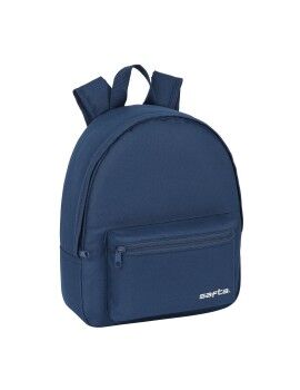 Mochila Safta Mini Azul Marinho 27 x 32 x 10 cm