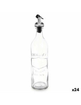 Aceitera Con relieve Transparente Vidrio 500 ml (24 Unidades)