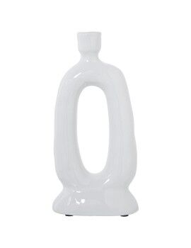 Candelabro Alexandra House Living Branco Cerâmica 16 x 31 x 10 cm