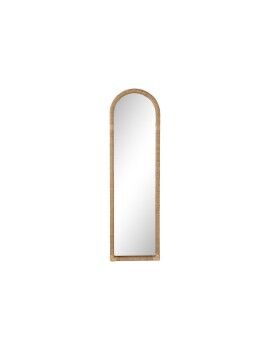 Espelho de parede Home ESPRIT Natural Cristal Scandi 48,5 x 4,5 x 170 cm