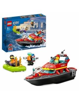 Playset Lego City 60373 The firefighters' rescue boat Multicolor 144 Peças