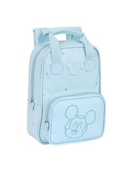 Mochila Escolar Mickey Mouse Clubhouse Azul Claro (20 x 28 x 8 cm)