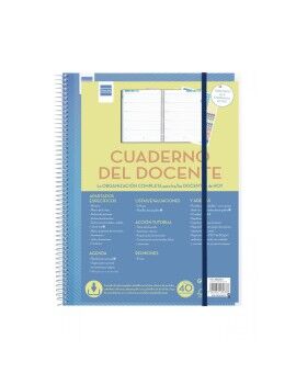 Agenda Finocam Azul 23 x 31 cm Docente