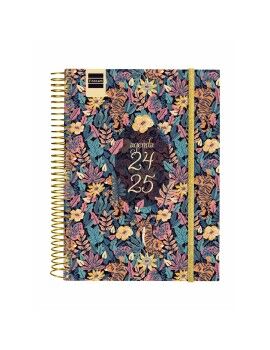 Agenda Finocam Tiger Multicolor Cuarto 15,5 x 21,2 cm 2024-2025