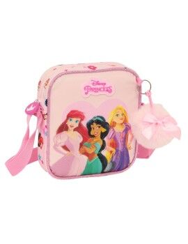 Bolso Bandolera Disney Princess Summer adventures Rosa 16 x 18 x 4 cm