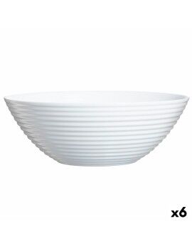 Ensaladera Luminarc Harena Blanco Vidrio (Ø 27,3 cm) (6 Unidades)