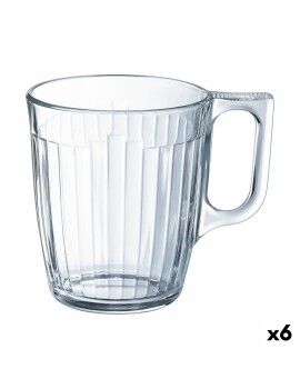 Taza Luminarc Nuevo Desayuno Transparente Vidrio (250 ml) (6 Unidades)