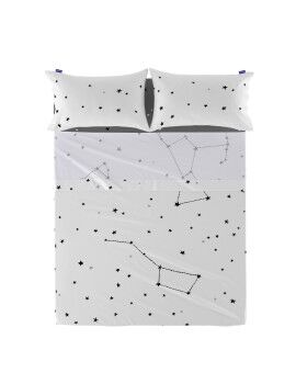 Lençol de cima HappyFriday Blanc Constellation Multicolor 160 x 270 cm (Estrelas)