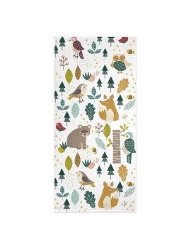 Toalha de banho HappyFriday Moshi Moshi Harvestwood Multicolor 70 x 150 cm